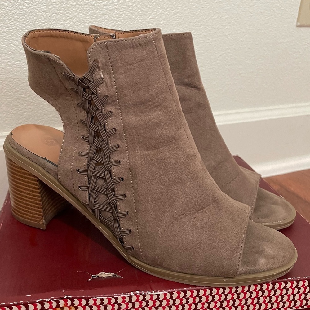 Heeled Booties, Size 9.5